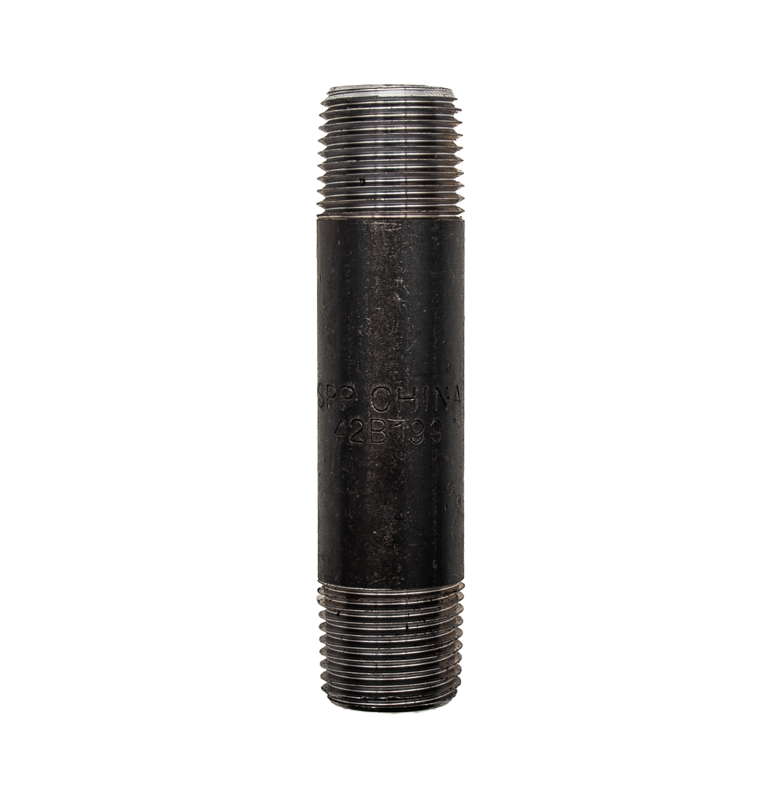 1/2"  x 3-1/2" Nipple, Black Pipe