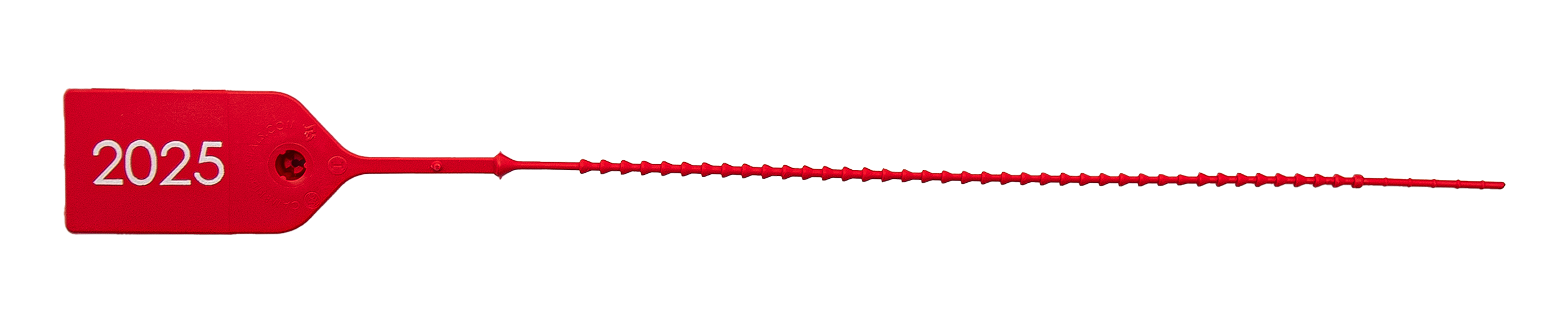 CSS 9" Flag Seal, Red, Dated w/2025 in White (1k/box)