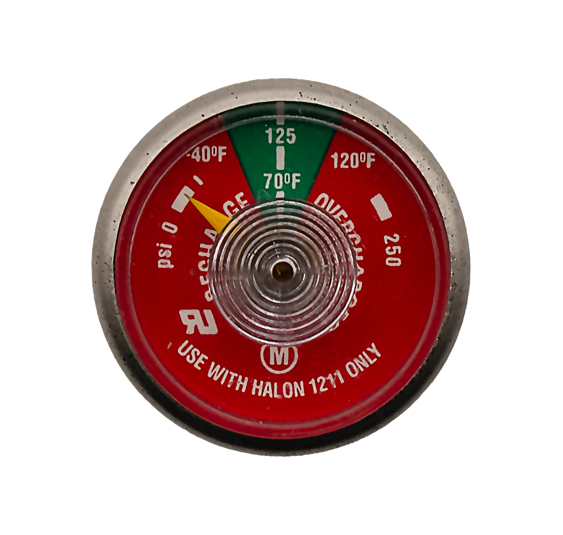 125 psi Halon Gauge