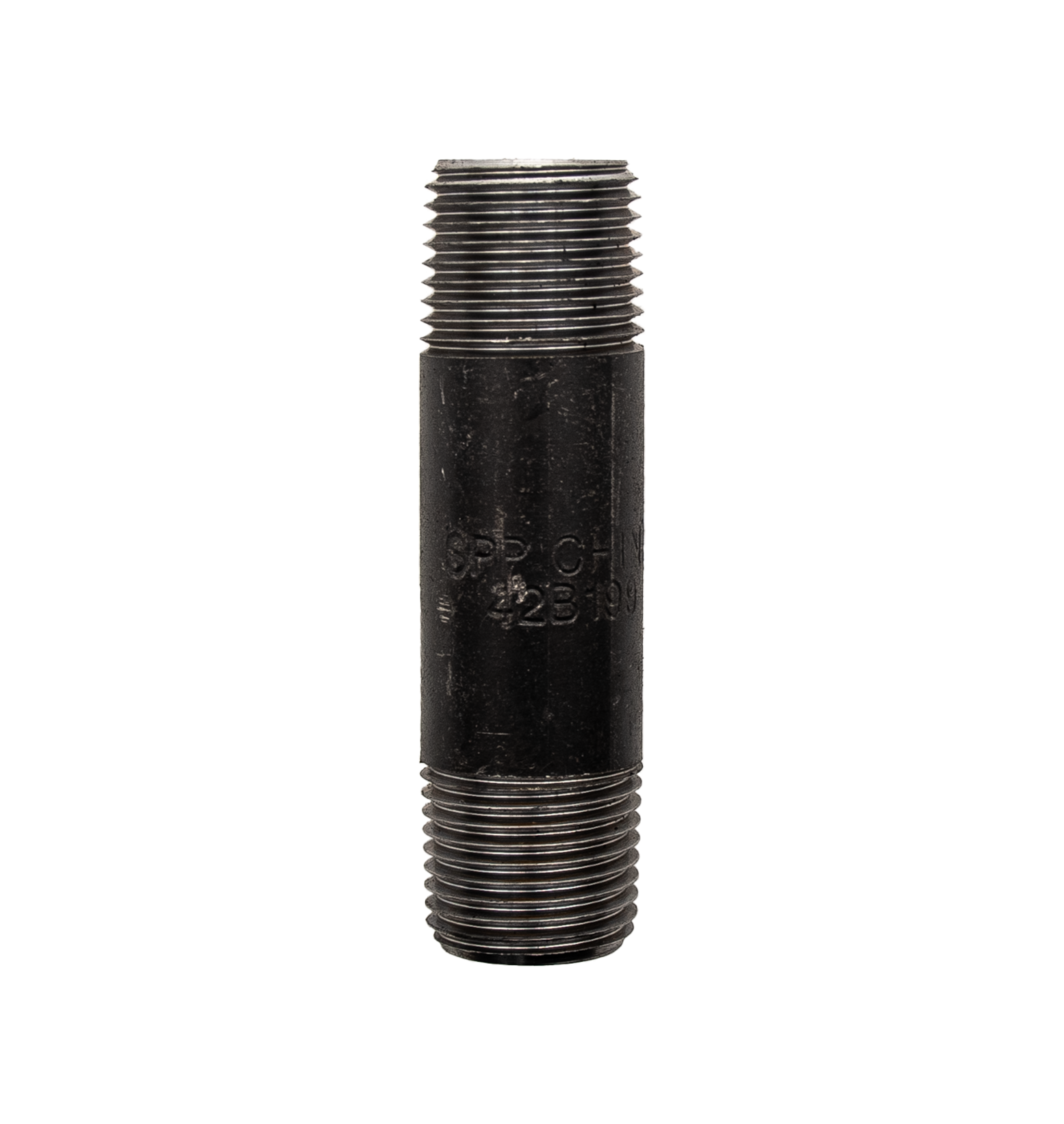 1/2"  x 3" Nipple, Black Pipe